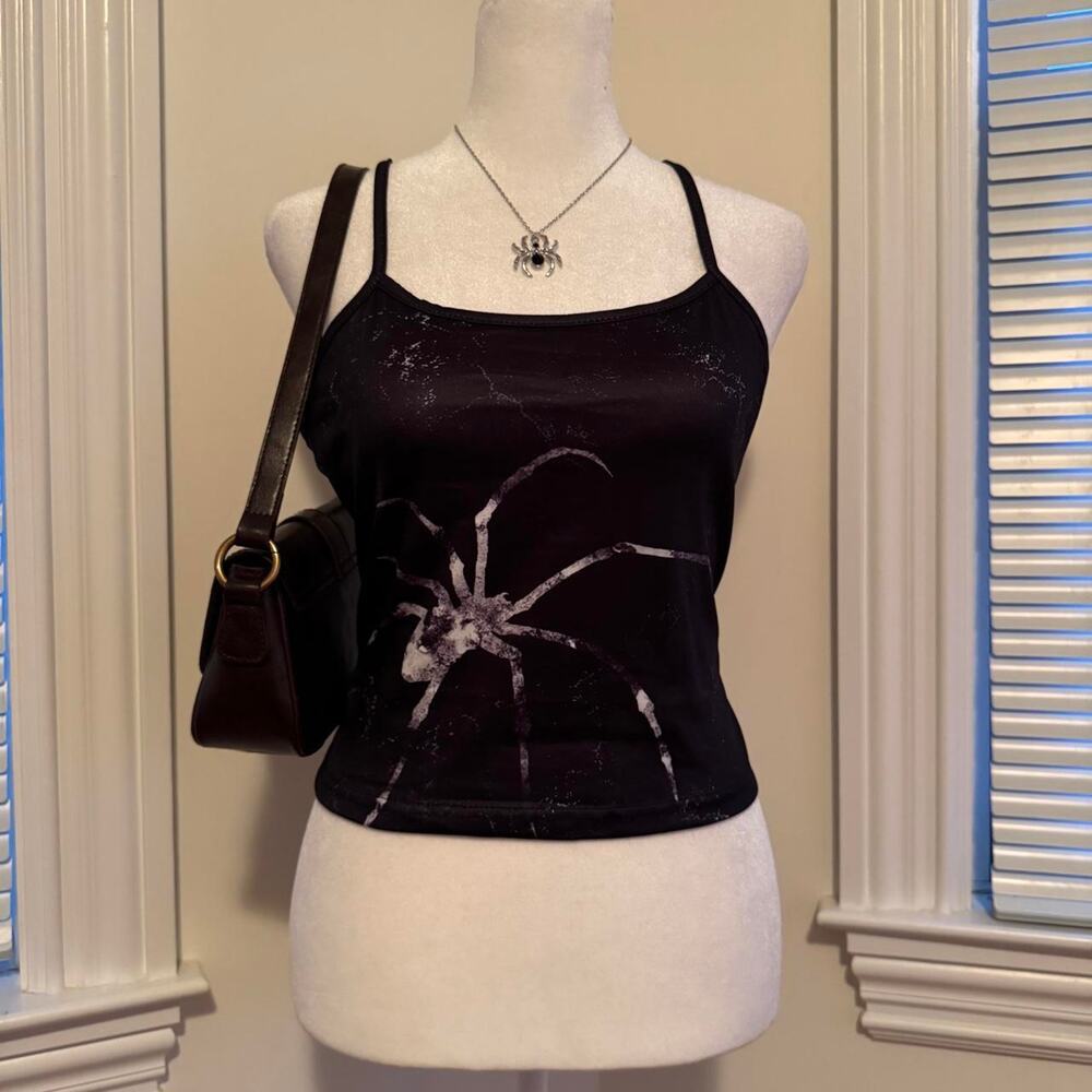 Shein spider graphic tank top
